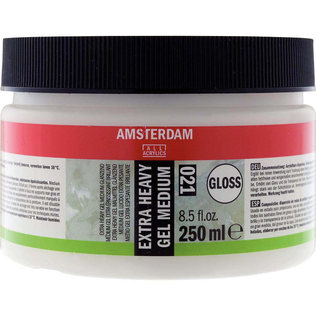 Gel Medium para Acrílico -Extra Heavy Brillante- 250 ml. Amsterdam Talens