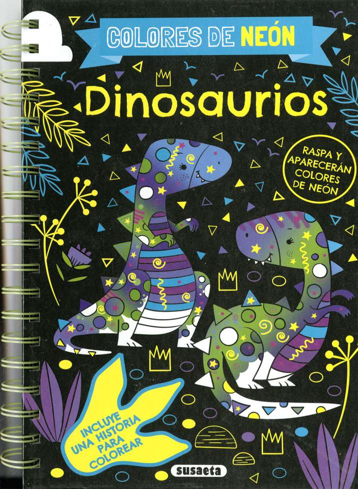 Raspa y Colorea: Dinosaurios - Susaeta Ediciones