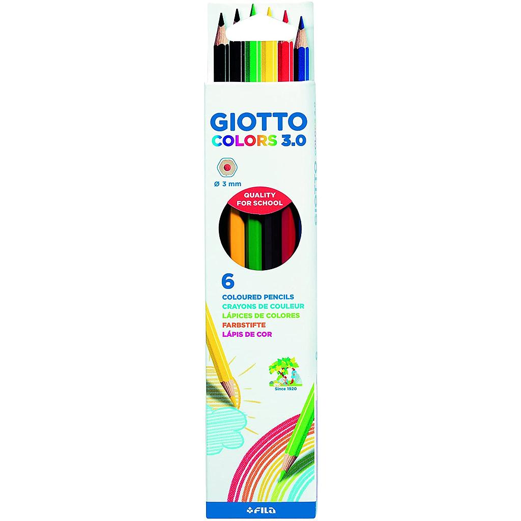 Estuche Lápices Colors 3.0 (6 Colores) Giotto