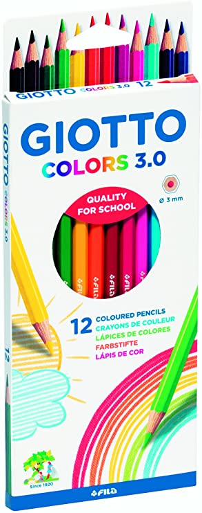 Estuche Lápices Colors 3.0 (12 Colores) Giotto