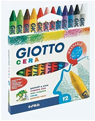 Estuche Ceras Escolares (12 Colores) Giotto