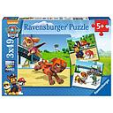 Puzzle 3 x 49 piezas -La Patrulla Canina- Ravensburger