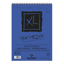 Bloc -XL Mix Media- 30 Hojas A4 21 x 29,7 cm. 300 gr. Canson