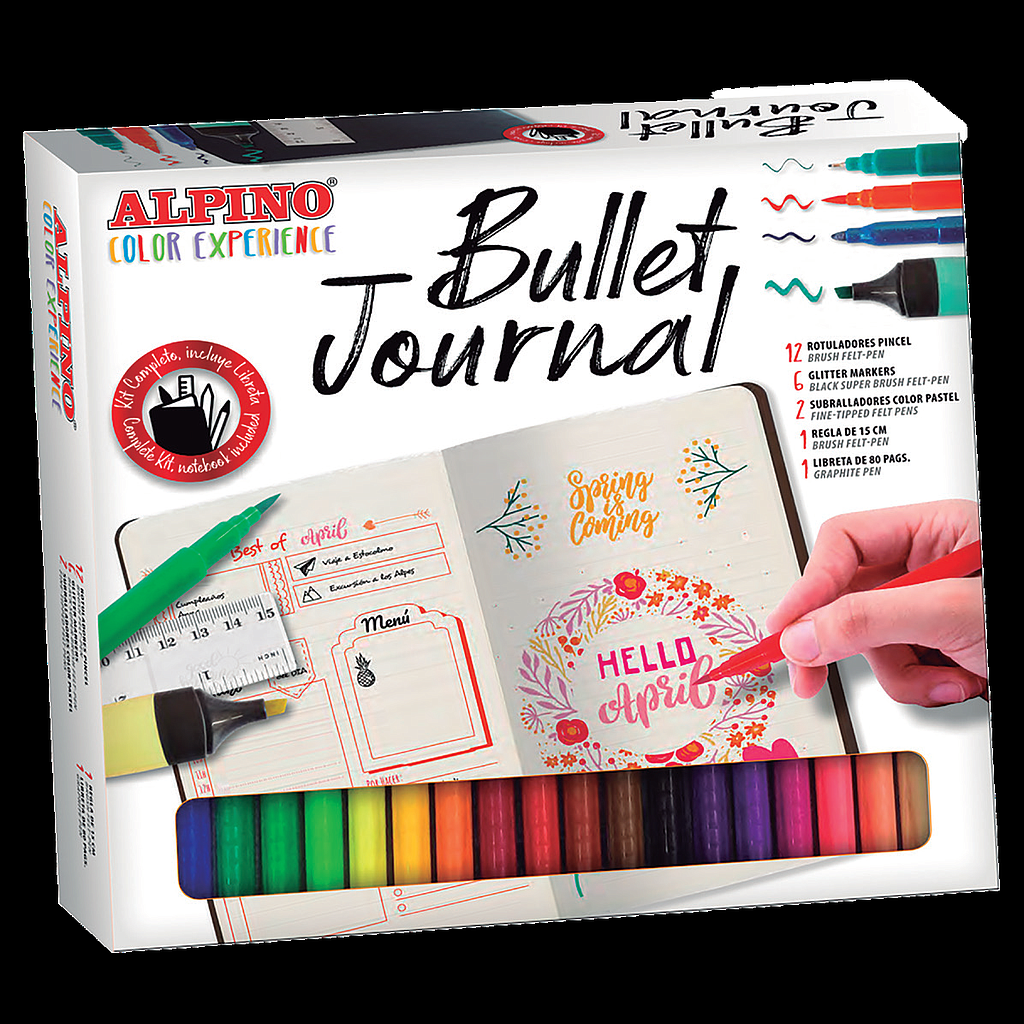 Set -Bullet Journal- 22 pzs. Alpino