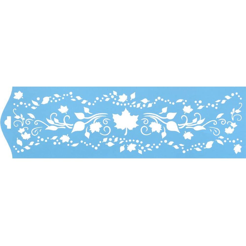 Plantilla Stencil 8,4 x 28,5 cm. -Hoja de Arce-