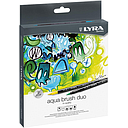 Estuche 24 Rotuladores -Aqua Brush Duo- Doble Punta Lyra