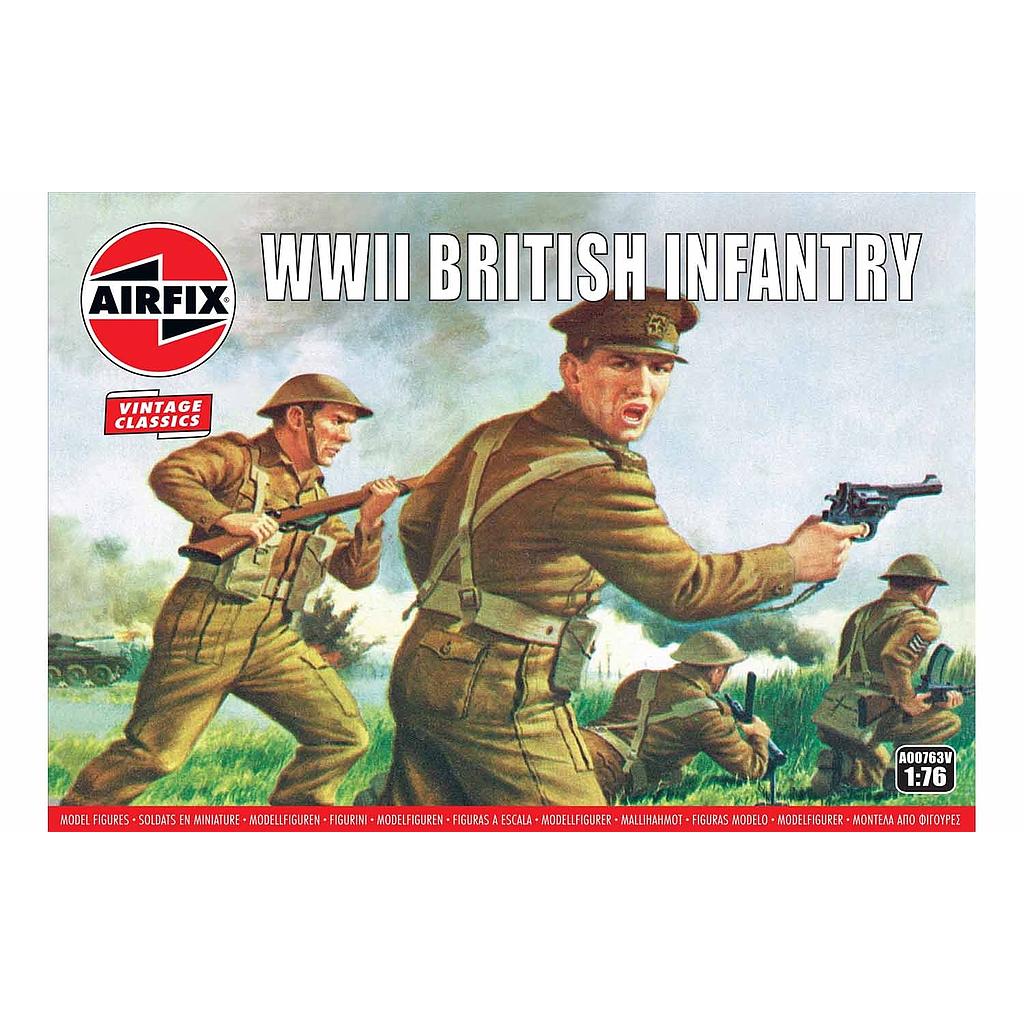 Set 48 Figuras 1/76 -WWII British Infantry N. Europe- Airfix