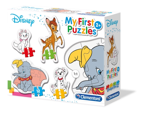 Puzzles Progresivos 3+6+9+12 piezas -Animal Friends- Clementoni