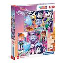 Puzzles 2 x 20 piezas -Vampirina- Clementoni