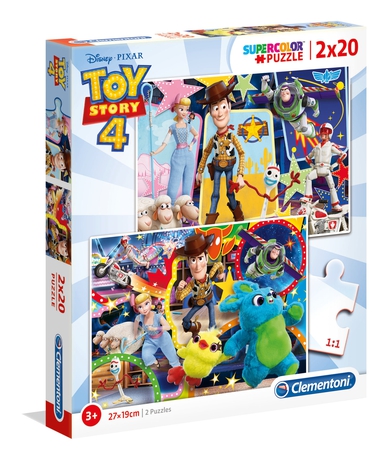 Puzzles 2 x 20 piezas -Toy Story 4- Clementoni
