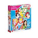 Puzzles 2 x 20 piezas -Princesas- Clementoni