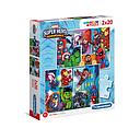 Puzzles 2 x 20 piezas -Marvel Super Hero- Clementoni
