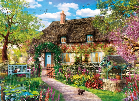 Puzzle 1000 piezas -The Old Cottage- Clementoni