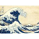 Puzzle 1000 piezas -Hokusai: La Gran Ola- Clementoni