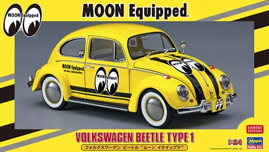 Coche 1/24 -Volkswagen Beetle Type 1 "Moon Equiped"- Hasegawa