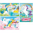 Puzzles 3 x 48 piezas -Unicornios- Clementoni