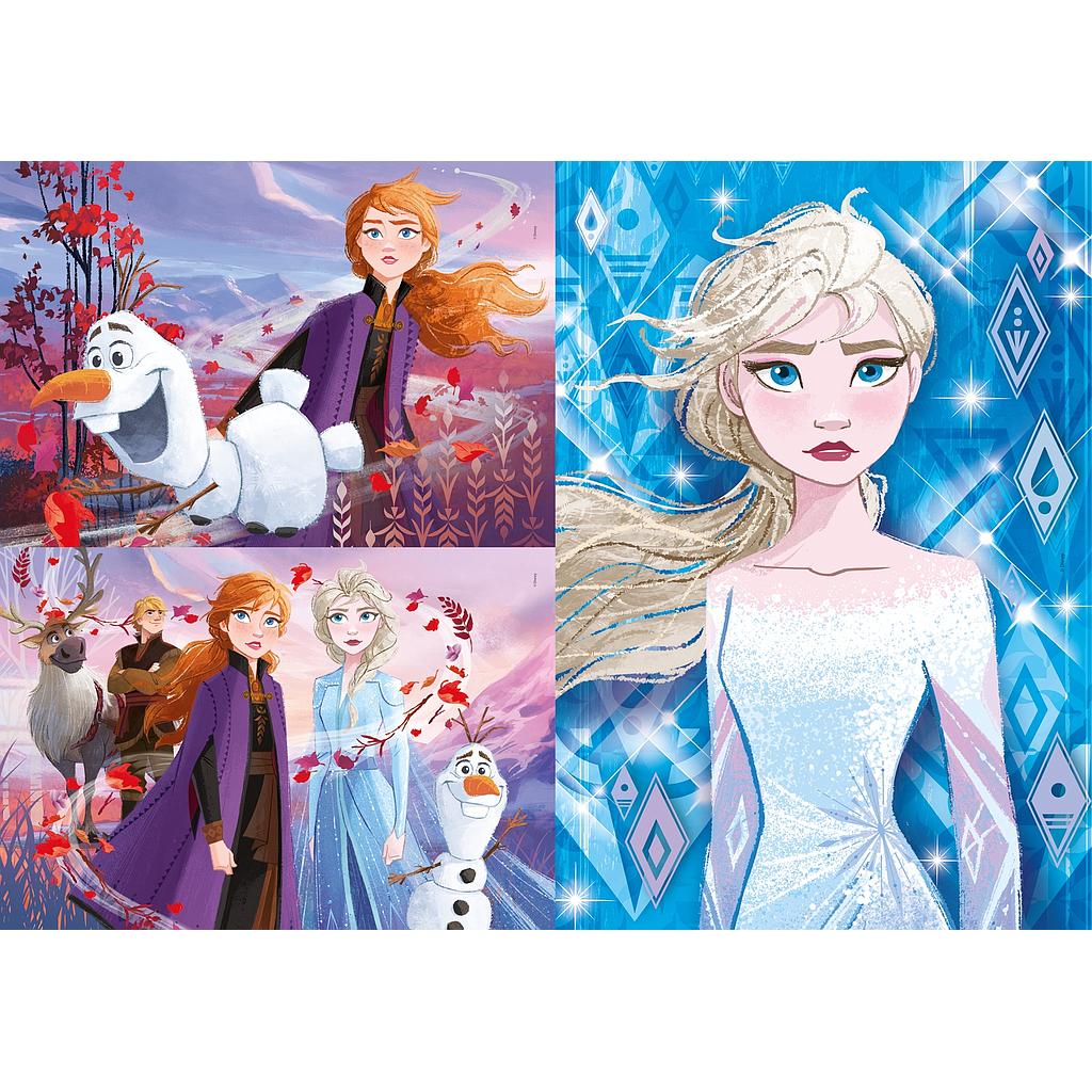 Puzzles 3 x 48 piezas -Frozen 2- Clementoni