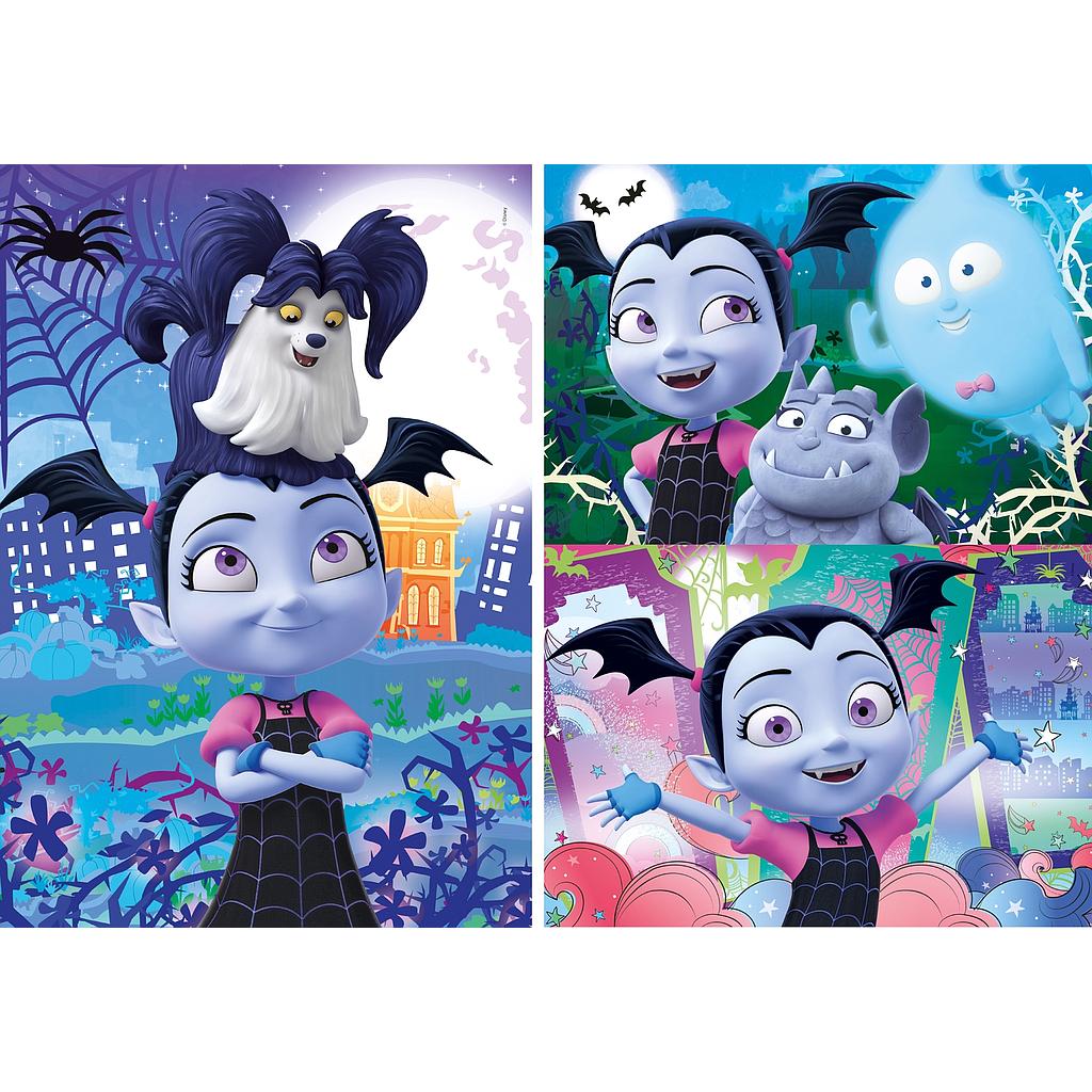 Puzzles 3 x 48 piezas -Vampirina- Clementoni