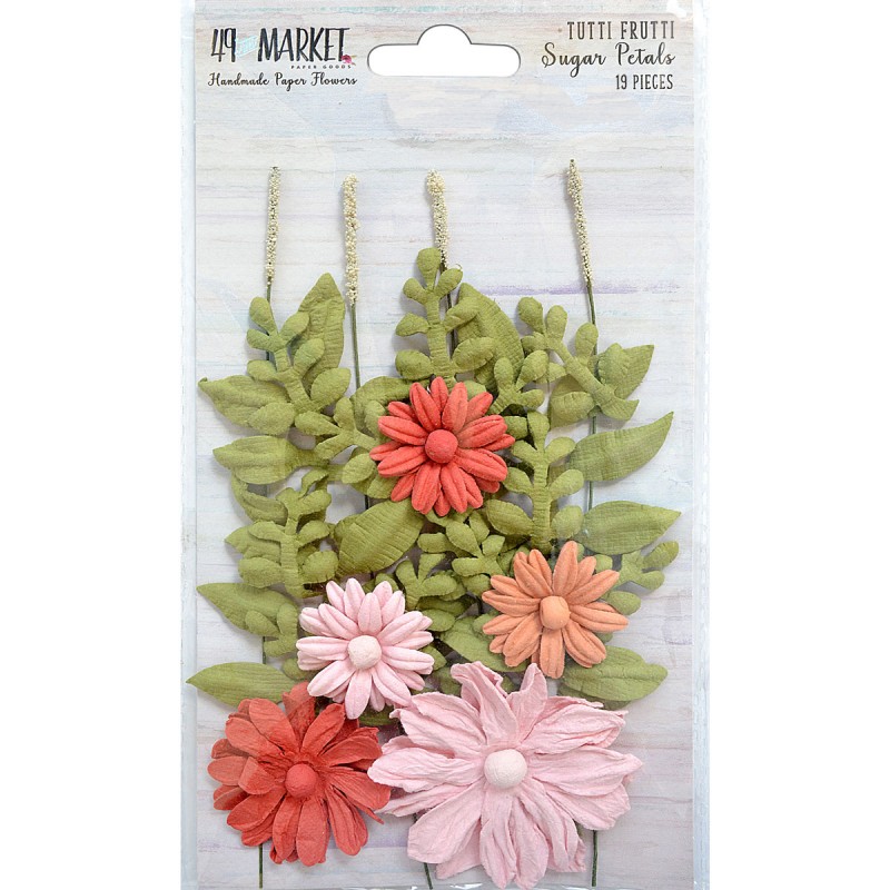 Flores Papel -Tutti-Frutti 49 & Market- (19 pzs.) Little Birdie