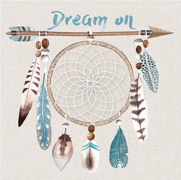 Servilleta 33 x 33 cm. -Dream On-