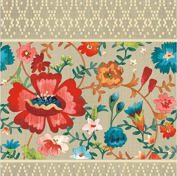 Servilleta 33 x 33 cm. -Darcy Beige-