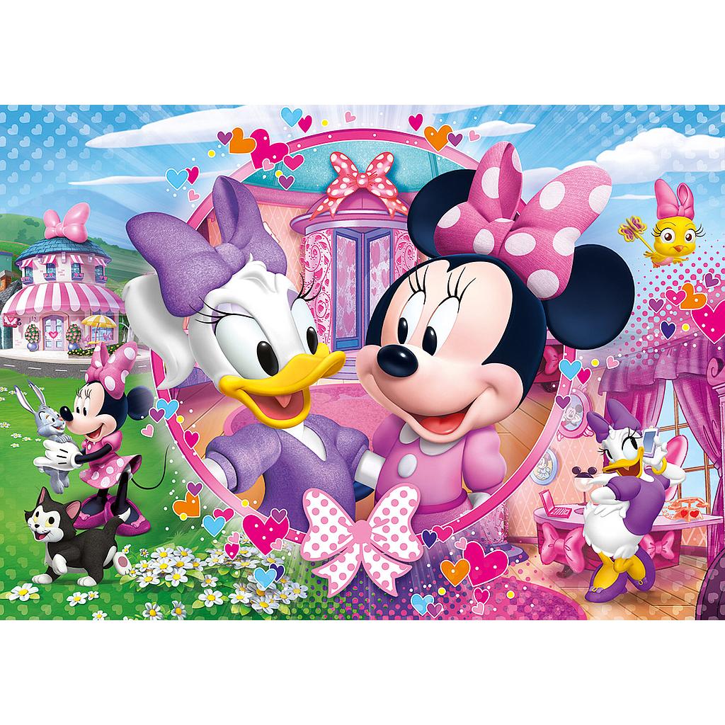 Puzzle 104 piezas Brilliant -Minnie Happy Helpers- Clementoni
