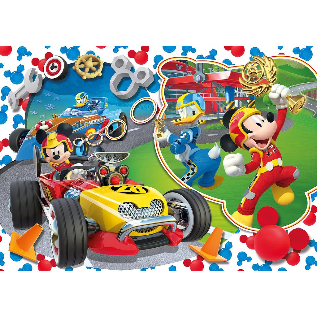 Puzzle 104 piezas Maxi -Mickey Roadster- Clementoni