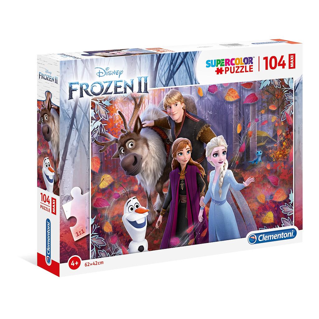 Puzzle 104 piezas Maxi -Frozen 2- Clementoni