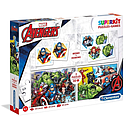 Set Puzzles 2 x 30 piezas + Memo + Dominó 60 piezas -The Avengers- Clementoni