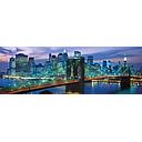 Puzzle 1000 piezas -Panorama: Puente de Brooklyn- Clementoni