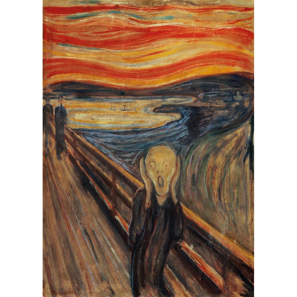 Puzzle 1000 piezas -Munch: El Grito- Clementoni