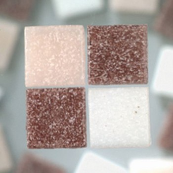Teselas Mosaico Cristal -Tonos Lila Mix- 10 x 10 x 4 mm. 1 Kg. (1500 pzs. Aprox.)