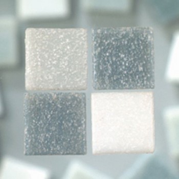 Teselas Mosaico Cristal -Gris Mix- 10 x 10 x 4 mm. 1 Kg. (1500 pzs. Aprox.)