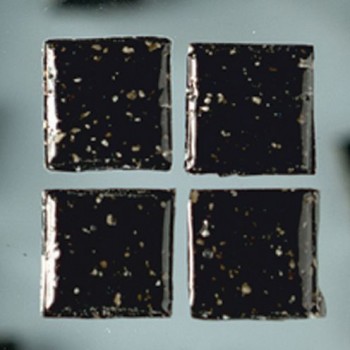 Teselas Mosaico Cristal -Negro- 10 x 10 x 4 mm. 1 Kg. (1500 pzs. Aprox.) 