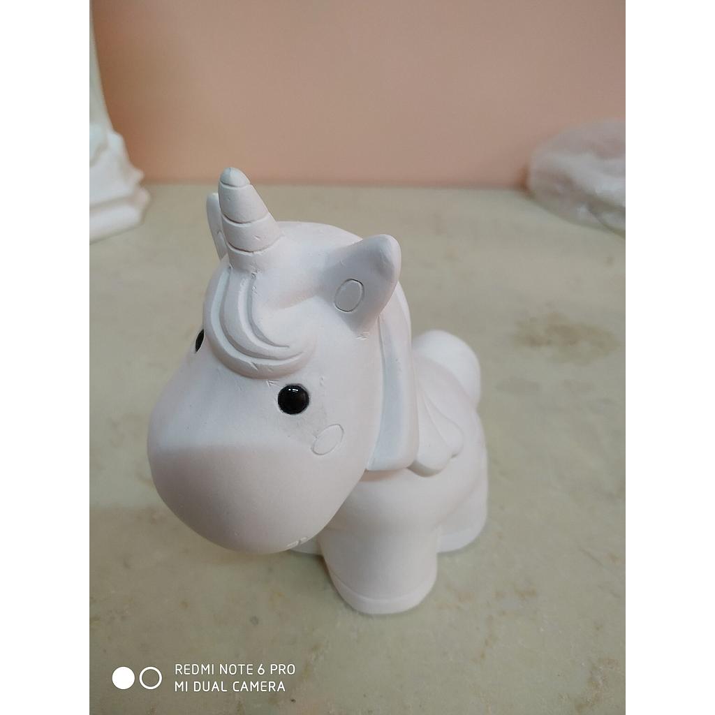 Unicornio Estrella 15 cm. Escayola