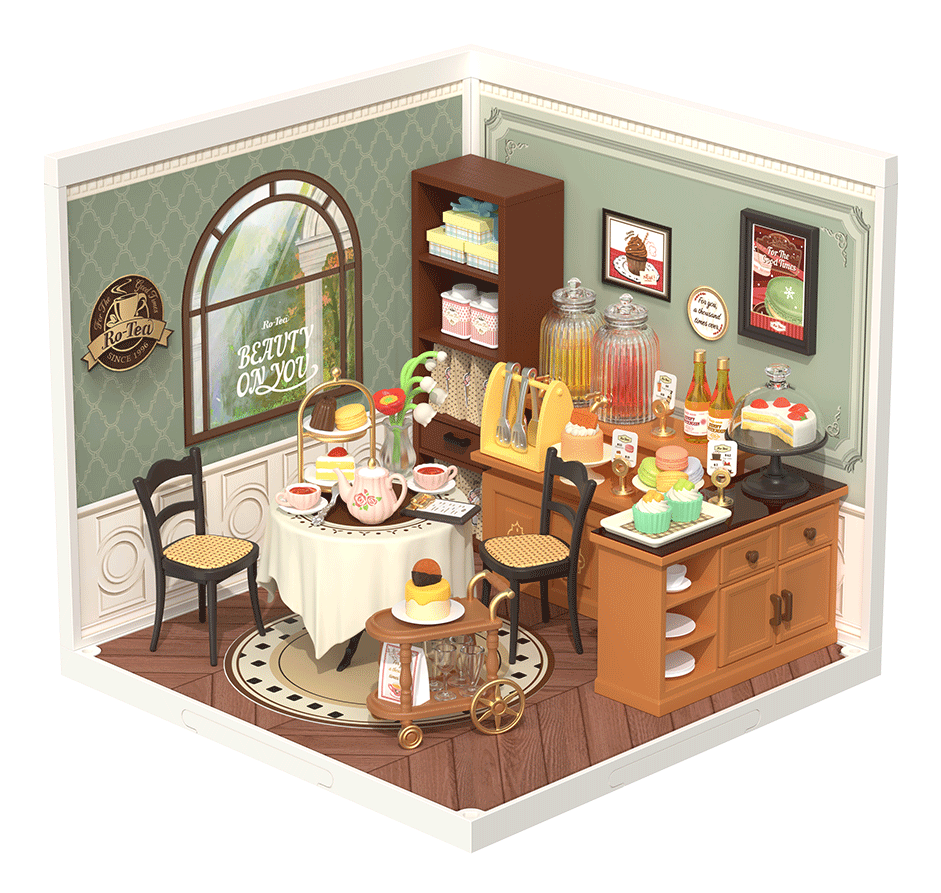 Kit -Sweet Sips Tea- Rolife Robotime