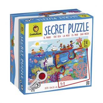 Puzzle Secreto 24 piezas -El Mar- Ludattica