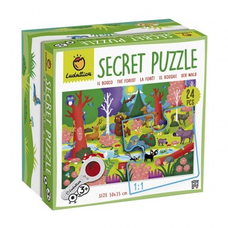 Puzzle Secreto 24 piezas -El Bosque- Ludattica