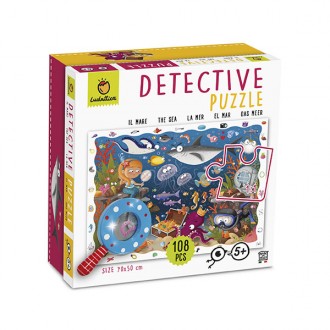 Puzzle Baby Detective 108 pzs. -En el Mar- Ludattica