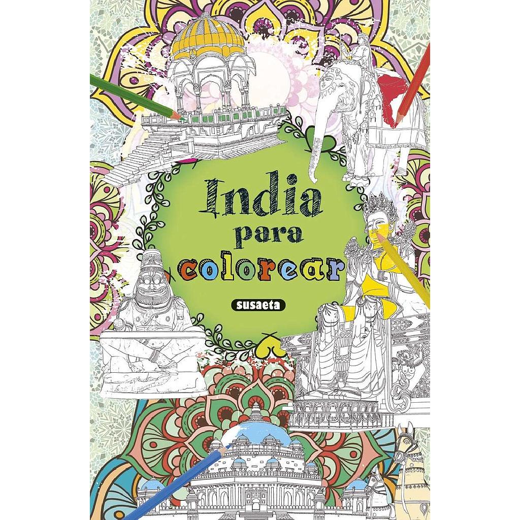 India para Colorear - Susaeta Ediciones