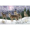Pintar Por Números 32,4 x 40 cm. -Lobos- Royal & Langnickel