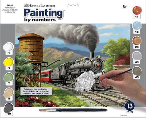 Pintar Por Números 32,4 x 40 cm. -Daily Run- Royal & Langnickel