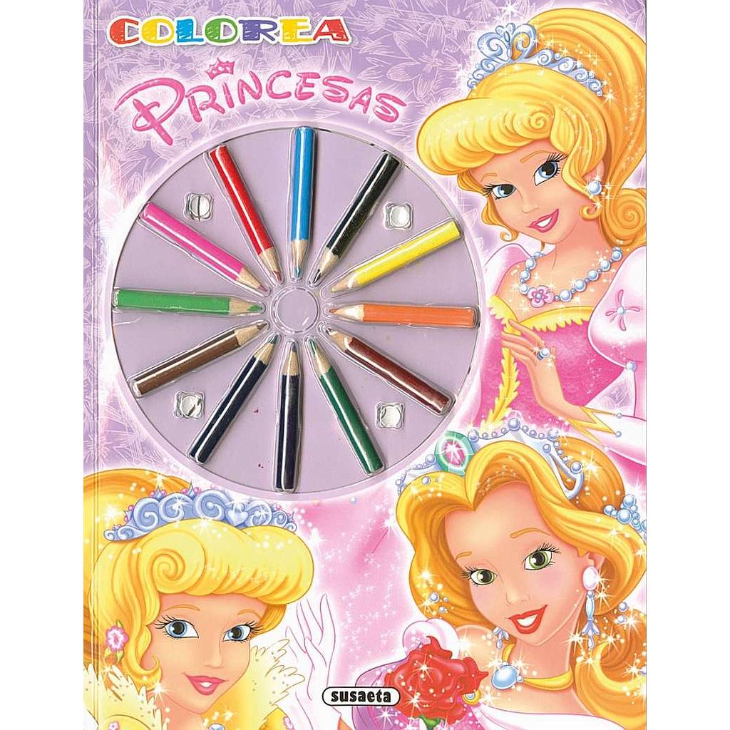Colorea Princesas- Susaeta