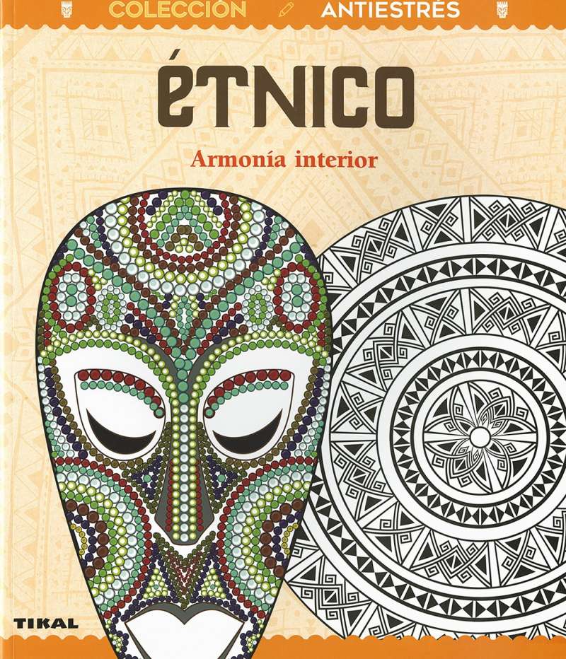 Étnico. Libro para Colorear - Tikal