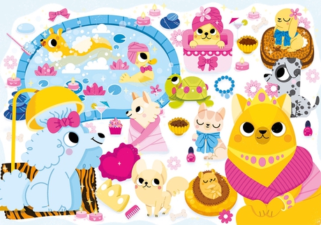 Puzzle 104 piezas con Joyas -Cachorritos- Clementoni