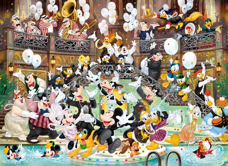 Puzzle 1000 piezas -Mickey 90° Celebration- Clementoni