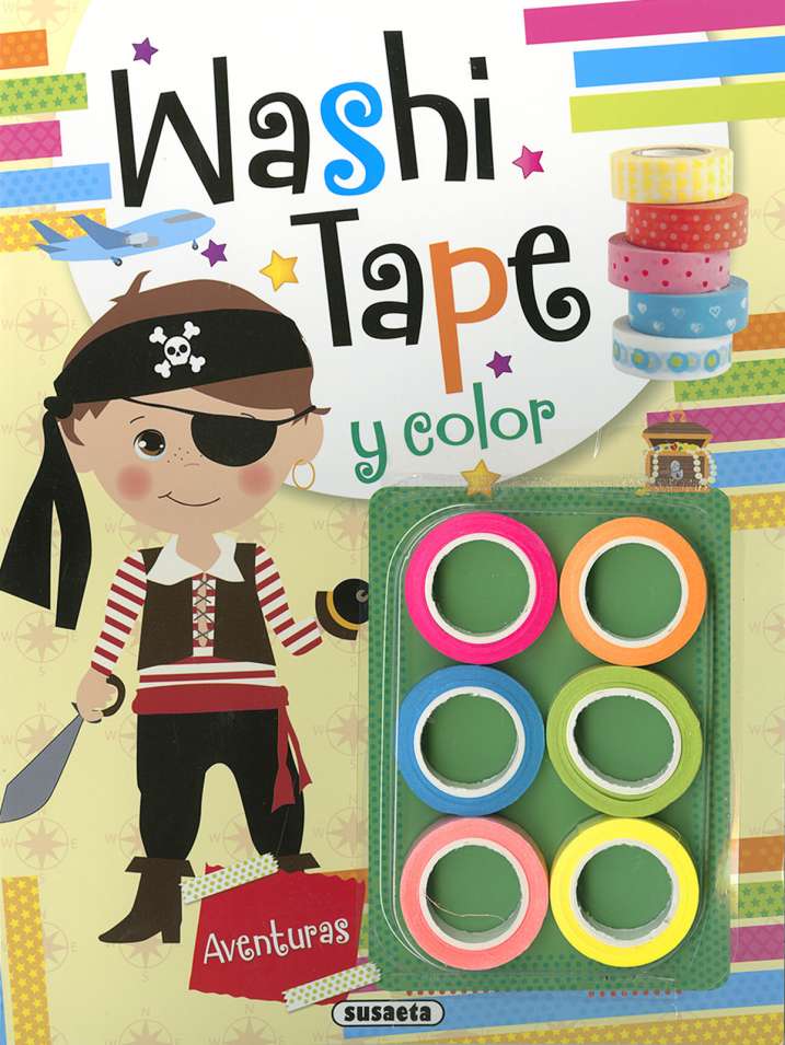 Washi Tape y Color: Aventuras- Susaeta