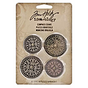 Monedas de Adventus Antiguas (4 pzs.) Tin Holtz