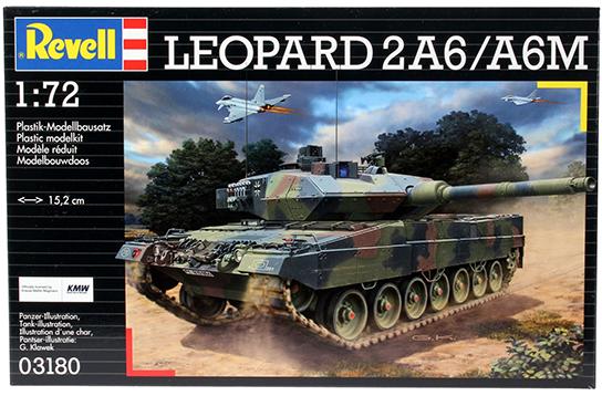 Carro 1/72 Tanque -Leopard 2A6/A6M- Revell
