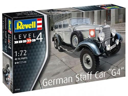 Vehículo Militar 1/72 -German Staff Car "G4"- Revell